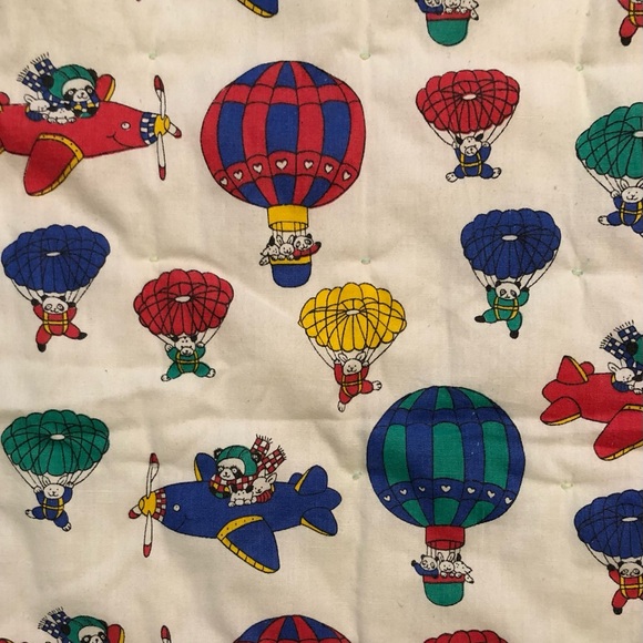 Beautiful Handmade Embroidered Nursery Rhyme Baby Blanket / Quilt. - Picture 3 of 13